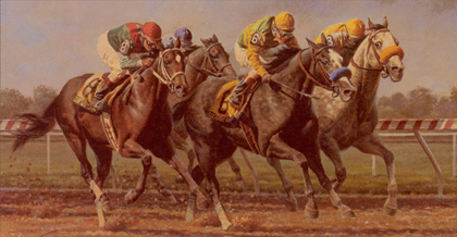 "1997 Preakness Stakes" by Fred Stone