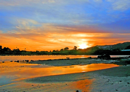 "Malibu Lagoon at Sunset" by Julie & Craig Morton